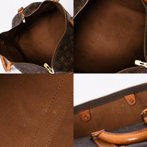 LOUIS VUITTON ルイヴィトン キーポル バンドリエール45 ボストンバッグ M41418 モノグラム ブラウン ゴールド金具 美品 中古 4a006491