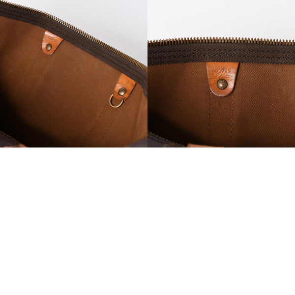 LOUIS VUITTON ルイヴィトン キーポル バンドリエール45 ボストンバッグ M41418 モノグラム ブラウン ゴールド金具 美品 中古 4a006491