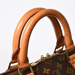 LOUIS VUITTON ルイヴィトン モノグラム キーポルバンドリエール55 2WAY ボストンバック M41414 ブラウン キャンバス 美品 中古 4a006487