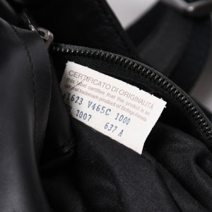 極美品 BOTTEGA VENETA ボッテガヴェネタ ショルダーバッグ イントレチャート 161623 V456C 1000 ブラック レザー 中古 4a006518