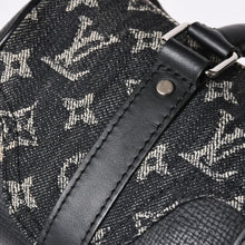 画像をギャラリービューアに読み込む, 極美品 LOUIS VUITTON ルイヴィトン キーポル XS ショルダーバッグ M81010 モノグラムデニム トリヨンレザー 2WAY シルバー金具 中古 4a006447