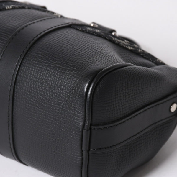 極美品 LOUIS VUITTON ルイヴィトン キーポル XS ショルダーバッグ M81010 モノグラムデニム トリヨンレザー 2WAY シルバー金具 中古 4a006447