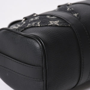極美品 LOUIS VUITTON ルイヴィトン キーポル XS ショルダーバッグ M81010 モノグラムデニム トリヨンレザー 2WAY シルバー金具 中古 4a006447
