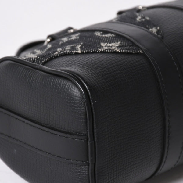 極美品 LOUIS VUITTON ルイヴィトン キーポル XS ショルダーバッグ M81010 モノグラムデニム トリヨンレザー 2WAY シルバー金具 中古 4a006447