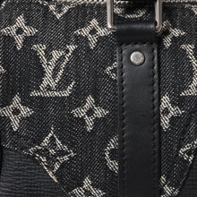 画像をギャラリービューアに読み込む, 極美品 LOUIS VUITTON ルイヴィトン キーポル XS ショルダーバッグ M81010 モノグラムデニム トリヨンレザー 2WAY シルバー金具 中古 4a006447