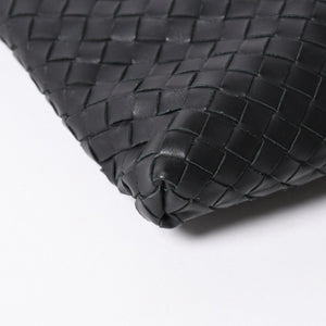 極美品 BOTTEGA VENETA ボッテガヴェネタ ショルダーバッグ イントレチャート 161623 V456C 1000 ブラック レザー 中古 4a006518