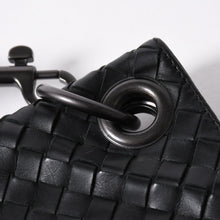 将图片加载到图库查看器中。 極美品 BOTTEGA VENETA ボッテガヴェネタ ショルダーバッグ イントレチャート 161623 V456C 1000 ブラック レザー 中古 4a006518