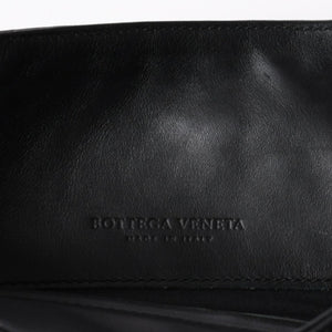 極美品 BOTTEGA VENETA ボッテガヴェネタ ショルダーバッグ イントレチャート 161623 V456C 1000 ブラック レザー 中古 4a006518