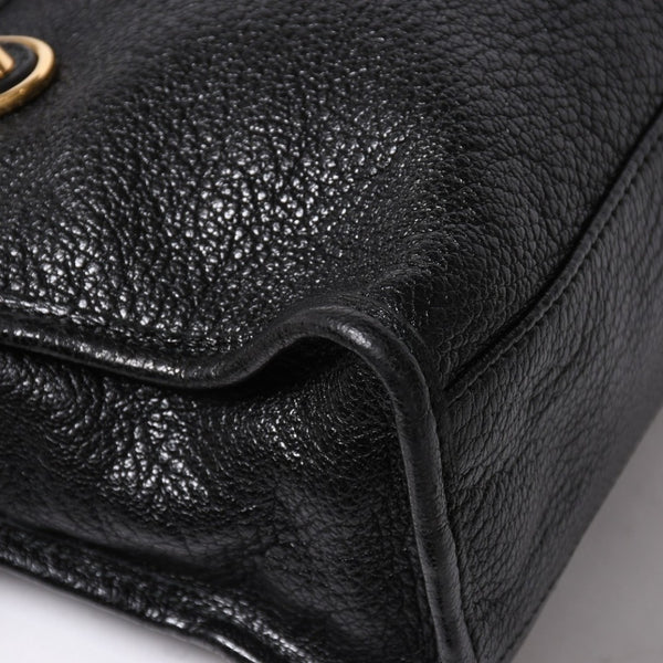 極美品 BALENCIAGA バレンシアガ ミニ シティ ハンドバッグ ショルダーバッグ 2WAY 390160 レザー ブラック 中古 4a006396