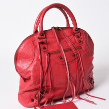 将图片加载到图库查看器中。 極美品 BALENCIAGA バレンシアガ クラシック・ボーリング 2WAY ハンドバッグ ショルダーバッグ 299202 中古 4a006401