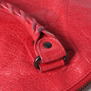 極美品 BALENCIAGA バレンシアガ クラシック・ボーリング 2WAY ハンドバッグ ショルダーバッグ 299202 中古 4a006401