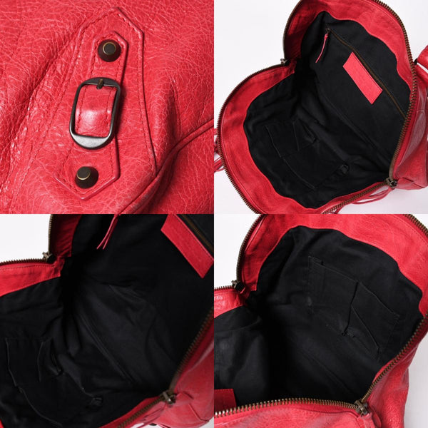極美品 BALENCIAGA バレンシアガ クラシック・ボーリング 2WAY ハンドバッグ ショルダーバッグ 299202 中古 4a006401