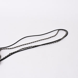 新品同様品 CHANEL シャネル シャネル22 ミニバッグ 2WAY ハンドバッグ ショルダーバッグ ランダム番台 ブラック シルバー金具 中古 4a006458