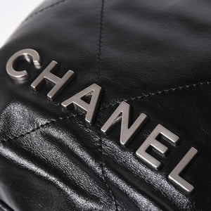 新品同様品 CHANEL シャネル シャネル22 ミニバッグ 2WAY ハンドバッグ ショルダーバッグ ランダム番台 ブラック シルバー金具 中古 4a006458