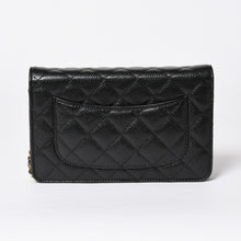将图片加载到图库查看器中。 新品同様 CHANEL シャネル チェーンウォレット 長財布 AP0250 27番台 ココマーク キャビアスキン ブラック ゴールド金具 中古 4a006405