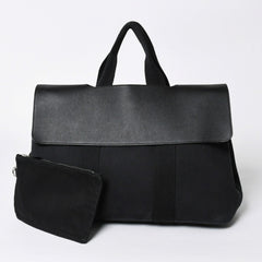 HERMES エルメス ハンドバッグ ヴァルパライソMM ハンドバッグ トートバッグ ブラック シルバー金具 美品 中古 4a006384