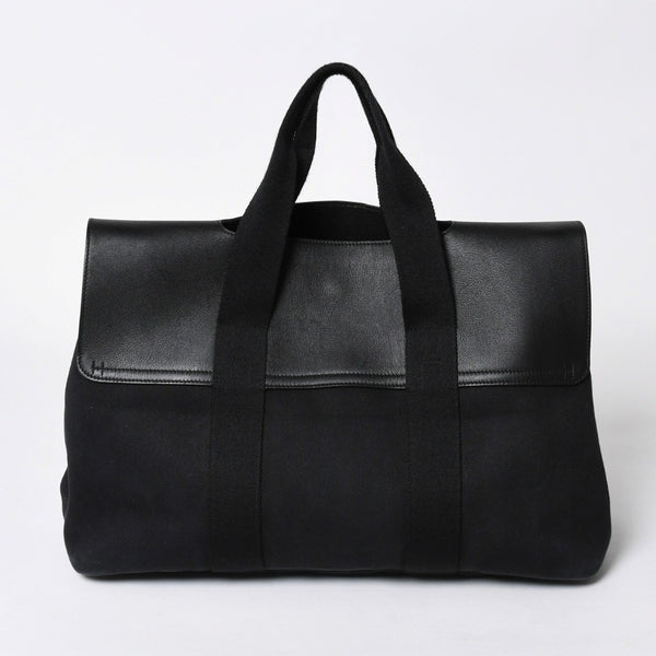 HERMES エルメス ハンドバッグ ヴァルパライソMM ハンドバッグ トートバッグ ブラック シルバー金具 美品 中古 4a006384