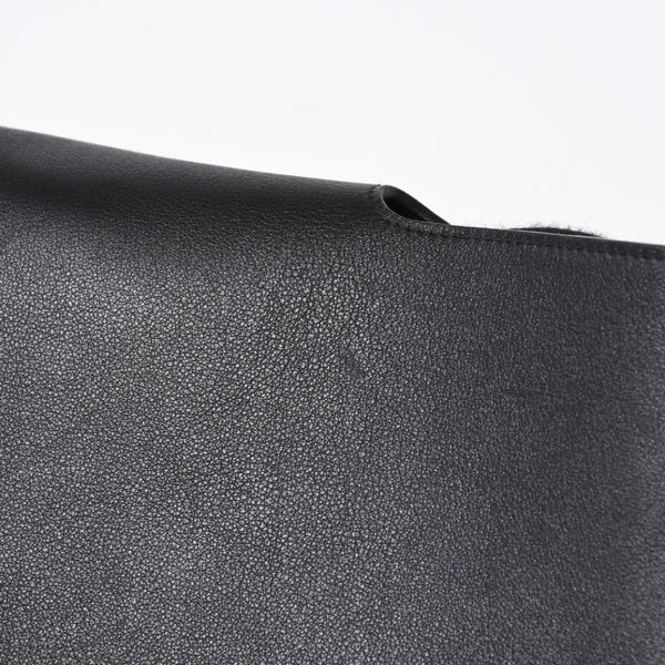 HERMES エルメス ハンドバッグ ヴァルパライソMM ハンドバッグ トートバッグ ブラック シルバー金具 美品 中古 4a006384