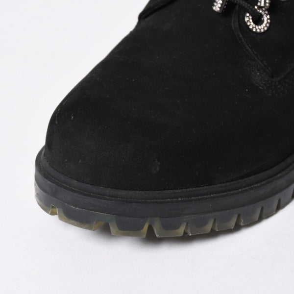 JIMMY CHOO ジミーチュウ Timberland ティンバーランド クリスタル アンクルブーツ A74148 ブラック サイズ25cm 美品 中古 4a006142
