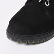 将图片加载到图库查看器中。 JIMMY CHOO ジミーチュウ Timberland ティンバーランド クリスタル アンクルブーツ A74148 ブラック サイズ25cm 美品 中古 4a006142