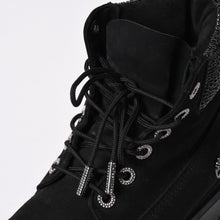 将图片加载到图库查看器中。 JIMMY CHOO ジミーチュウ Timberland ティンバーランド クリスタル アンクルブーツ A74148 ブラック サイズ25cm 美品 中古 4a006142