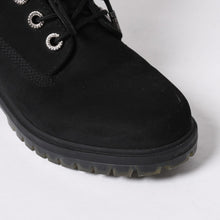 将图片加载到图库查看器中。 JIMMY CHOO ジミーチュウ Timberland ティンバーランド クリスタル アンクルブーツ A74148 ブラック サイズ25cm 美品 中古 4a006142