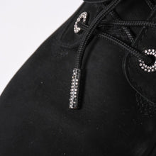 将图片加载到图库查看器中。 JIMMY CHOO ジミーチュウ Timberland ティンバーランド クリスタル アンクルブーツ A74148 ブラック サイズ25cm 美品 中古 4a006142
