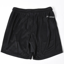 将图片加载到图库查看器中。 新品同様品 CHROME HEARTS クロムハーツ CHプリント メッシュショーツ ハーフパンツ ショーツ ブラック シルバー サイズL 中古 4a006535