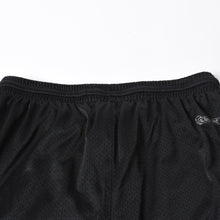 将图片加载到图库查看器中。 新品同様品 CHROME HEARTS クロムハーツ CHプリント メッシュショーツ ハーフパンツ ショーツ ブラック シルバー サイズL 中古 4a006535