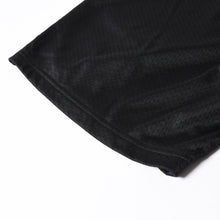将图片加载到图库查看器中。 新品同様品 CHROME HEARTS クロムハーツ CHプリント メッシュショーツ ハーフパンツ ショーツ ブラック シルバー サイズL 中古 4a006535