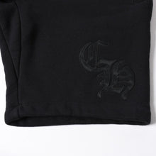 画像をギャラリービューアに読み込む, 新品未使用 CHROME HEARTS クロムハーツ 25SS ロゴ スウェットショーツ ショートパンツ U.S.A製 コットン ブラック サイズM 中古 4a006534