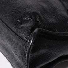 Load the image into the gallery viewer. 極美品 BALENCIAGA バレンシアガ クラシック ミニシティ ナイロン レザー 2WAY ハンドバッグ ショルダーバッグ ブラック 300295 中古 4a006411