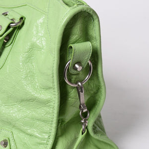 極美品 BALENCIAGA バレンシアガ Le City ルシティ ミディアム ハンドバッグ ショルダーバッグ 2way アリーナラムスキン 797786 中古 4a006413