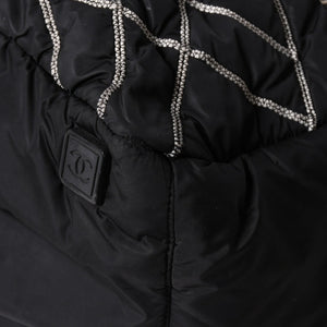 CHANEL シャネル スポーツライン ナイロン 2WAY ハンドバッグ A32808 10番台 ブラック ココマーク ショルダーバッグ シルバー金具 美品 中古 4a006449