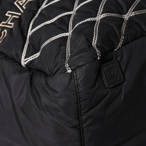 CHANEL シャネル スポーツライン ナイロン 2WAY ハンドバッグ A32808 10番台 ブラック ココマーク ショルダーバッグ シルバー金具 美品 中古 4a006449