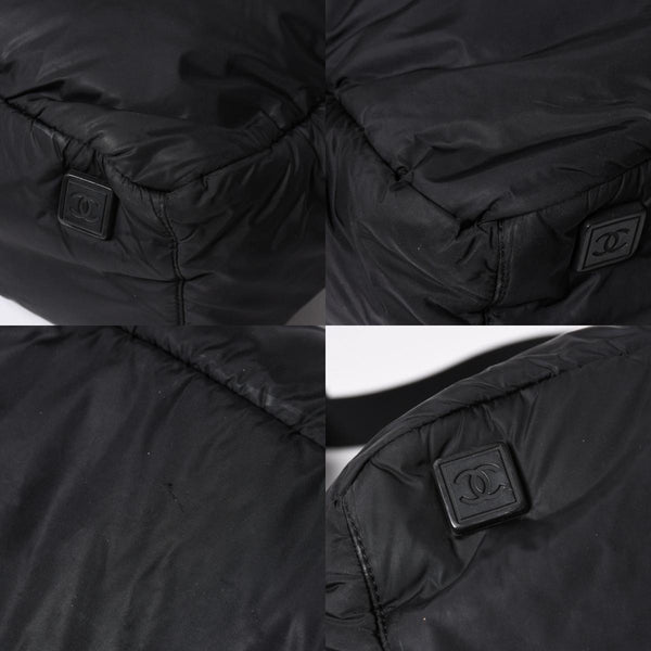 CHANEL シャネル スポーツライン ナイロン 2WAY ハンドバッグ A32808 10番台 ブラック ココマーク ショルダーバッグ シルバー金具 美品 中古 4a006449