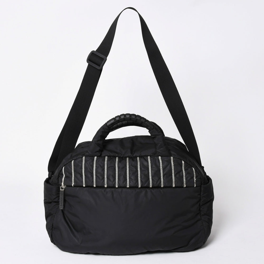 CHANEL シャネル スポーツライン ナイロン 2WAY ハンドバッグ A32808 10番台 ブラック ココマーク ショルダーバッグ シルバー金具 美品 中古 4a006449
