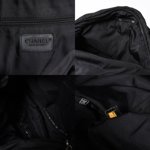 CHANEL シャネル スポーツライン ナイロン 2WAY ハンドバッグ A32808 10番台 ブラック ココマーク ショルダーバッグ シルバー金具 美品 中古 4a006449