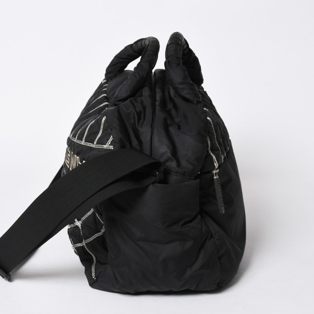 CHANEL シャネル スポーツライン ナイロン 2WAY ハンドバッグ A32808 10番台 ブラック ココマーク ショルダーバッグ シルバー金具 美品 中古 4a006449