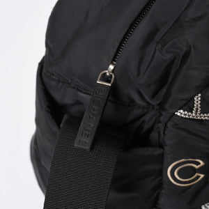 CHANEL シャネル スポーツライン ナイロン 2WAY ハンドバッグ A32808 10番台 ブラック ココマーク ショルダーバッグ シルバー金具 美品 中古 4a006449