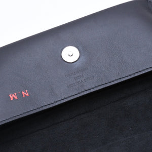 極美品 LOUIS VUITTON×NIGO ルイヴィトン ニゴ エテュイ リュネット ウッディー メガネケース GI0497 ブラウン シルバー金具 中古 4a006455