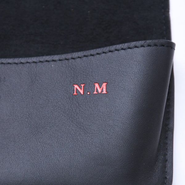 極美品 LOUIS VUITTON×NIGO ルイヴィトン ニゴ エテュイ リュネット ウッディー メガネケース GI0497 ブラウン シルバー金具 中古 4a006455