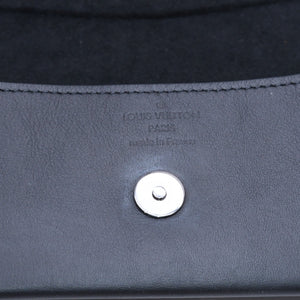 極美品 LOUIS VUITTON×NIGO ルイヴィトン ニゴ エテュイ リュネット ウッディー メガネケース GI0497 ブラウン シルバー金具 中古 4a006455