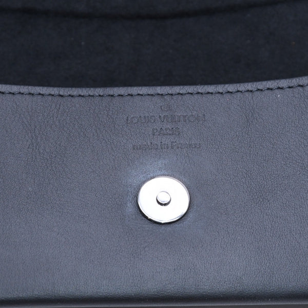 極美品 LOUIS VUITTON×NIGO ルイヴィトン ニゴ エテュイ リュネット ウッディー メガネケース GI0497 ブラウン シルバー金具 中古 4a006455