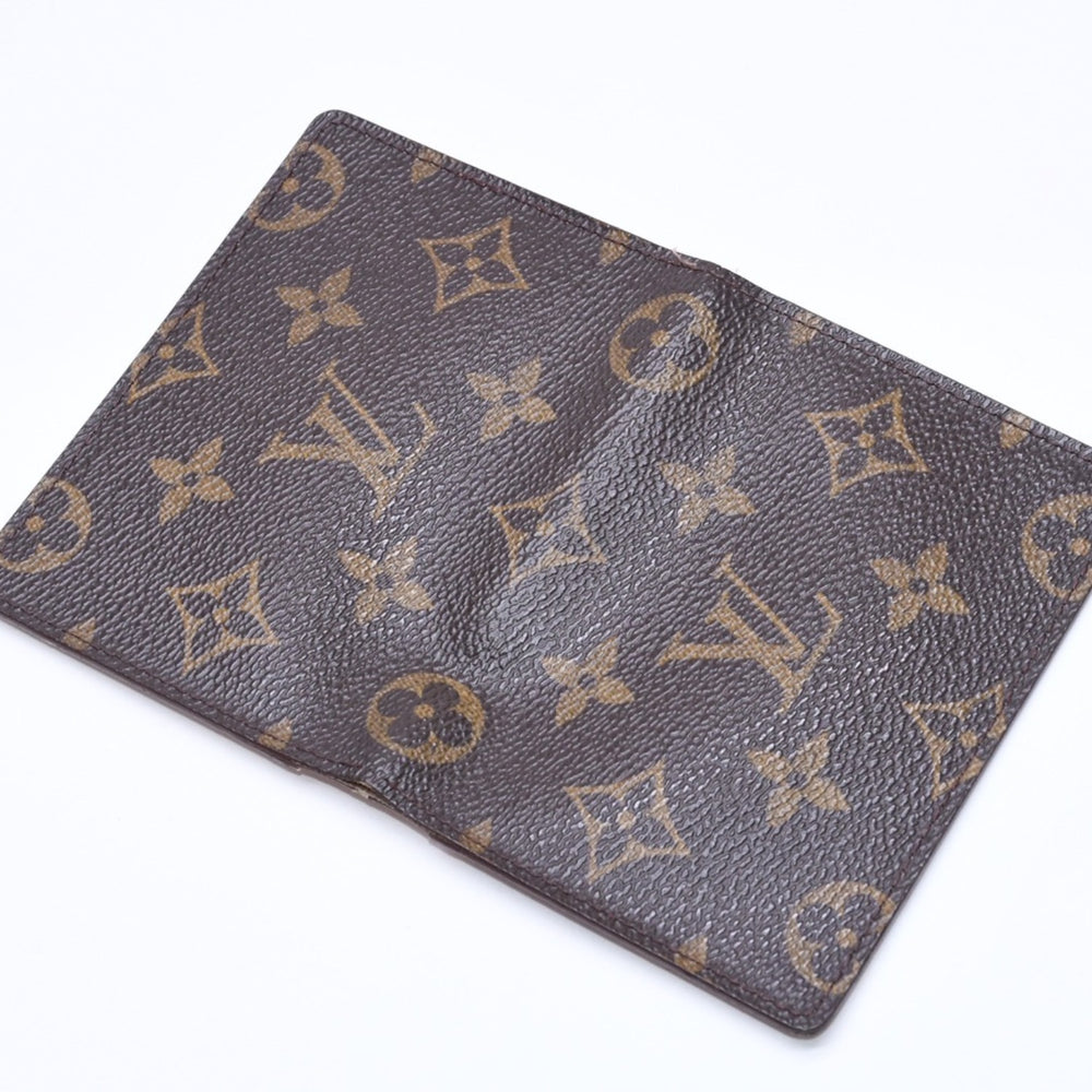 LOUIS VUITTON ルイ ヴィトン ポルト2カルト ヴェルティカル カードケース M60533 モノグラムキャンバス ブラウン 良品 中古 4a006540