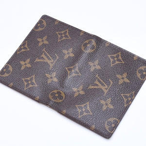LOUIS VUITTON ルイ ヴィトン ポルト2カルト ヴェルティカル カードケース M60533 モノグラムキャンバス ブラウン 良品 中古 4a006540
