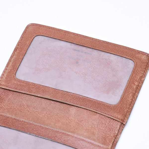 LOUIS VUITTON ルイ ヴィトン ポルト2カルト ヴェルティカル カードケース M60533 モノグラムキャンバス ブラウン 良品 中古 4a006540