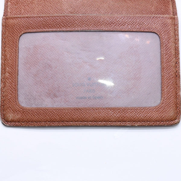 LOUIS VUITTON ルイ ヴィトン ポルト2カルト ヴェルティカル カードケース M60533 モノグラムキャンバス ブラウン 良品 中古 4a006540