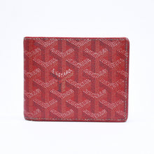 Load the image into the gallery viewer. GOYARD ゴヤール ヴィクトワール ウォレット 二つ折り財布 カードケース レッド VICTO8PMLTY02CL02X 美品 中古 4a006539