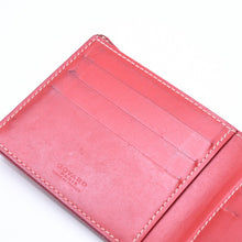 Load the image into the gallery viewer. GOYARD ゴヤール ヴィクトワール ウォレット 二つ折り財布 カードケース レッド VICTO8PMLTY02CL02X 美品 中古 4a006539